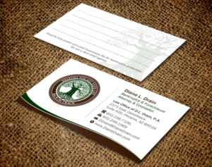 Business Card Design by Brand aid for Law Office of D.L. Drain, P.A. | Design: #10484477
