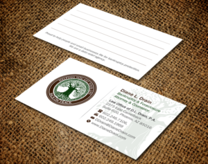 Business Card Design by Brand aid for Law Office of D.L. Drain, P.A. | Design: #10484482