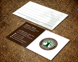 Business Card Design by Brand aid for Law Office of D.L. Drain, P.A. | Design: #10484483