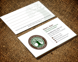 Business Card Design by Brand aid for Law Office of D.L. Drain, P.A. | Design: #10484492