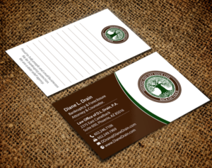 Visitenkarten-Design von chandrayaan.creative für Law Office of D.L. Drain, P.A. | Design: #10483993