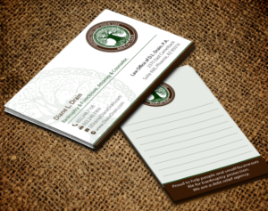 Visitenkarten-Design von chandrayaan.creative für Law Office of D.L. Drain, P.A. | Design: #10484077