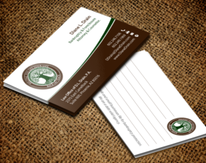 Visitenkarten-Design von chandrayaan.creative für Law Office of D.L. Drain, P.A. | Design: #10505226