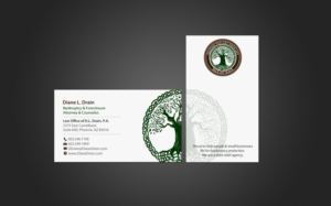 Visitenkarten-Design von chandrayaan.creative für Law Office of D.L. Drain, P.A. | Design: #10505438