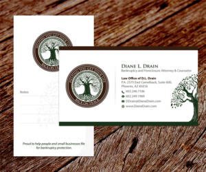 Business Card Design by SS_Designs for Law Office of D.L. Drain, P.A. | Design: #10479597
