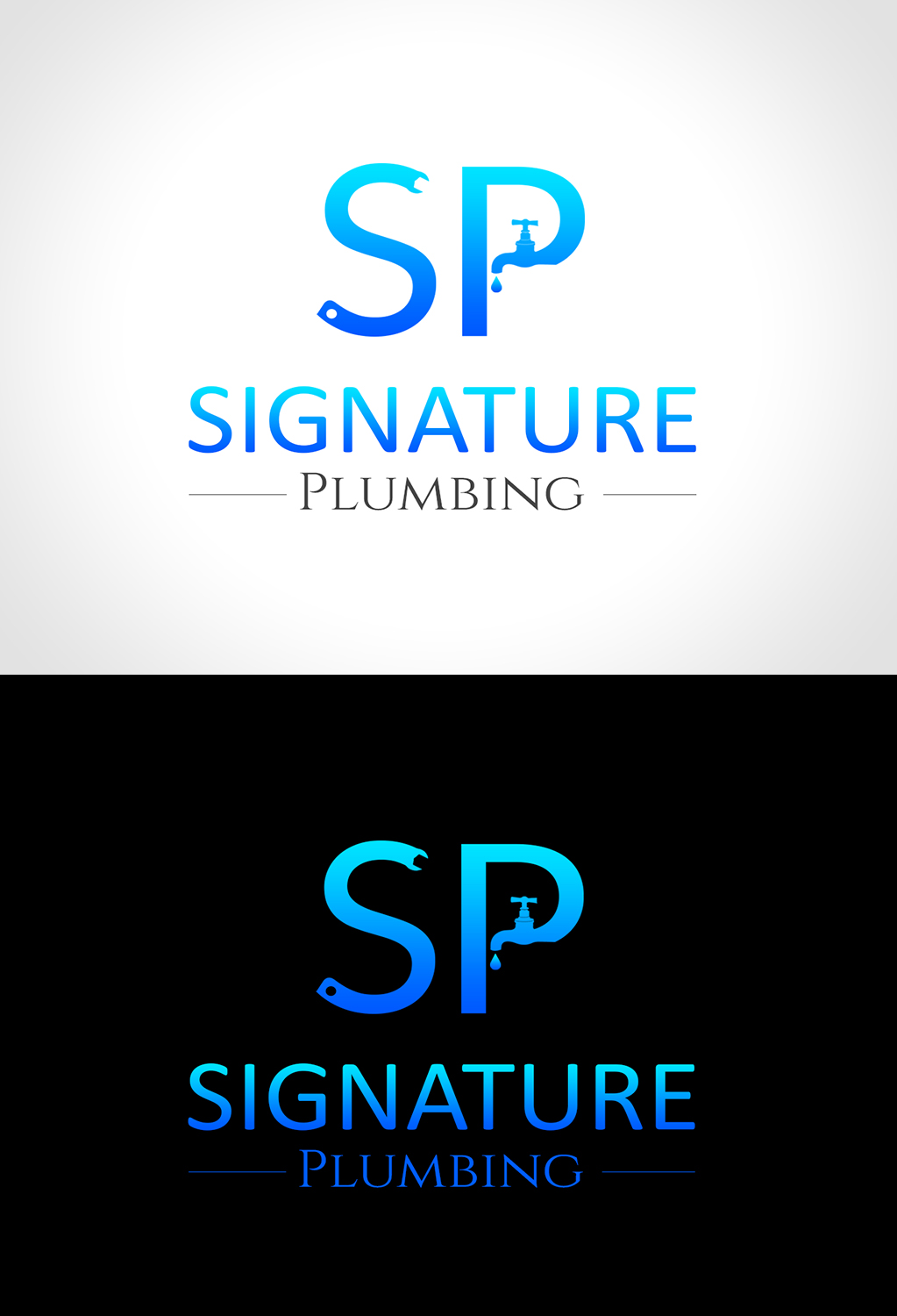 Logo Design by Creations Box 2015 for Signature Plumbing. Inc | Design #10522983