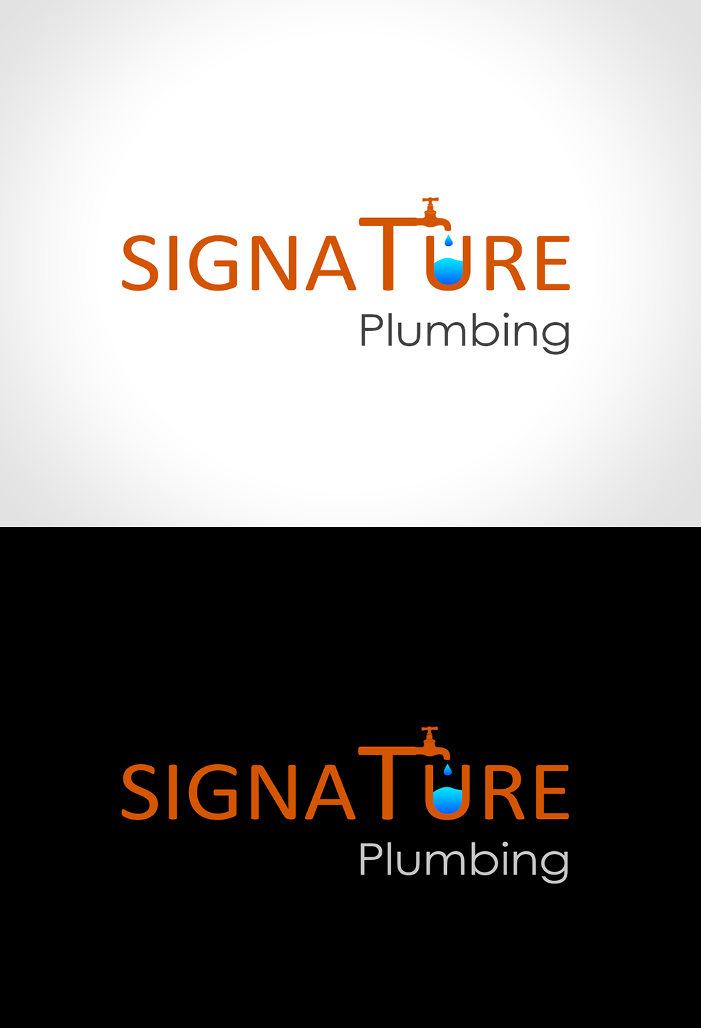 Logo Design by Creations Box 2015 for Signature Plumbing. Inc | Design #10522985