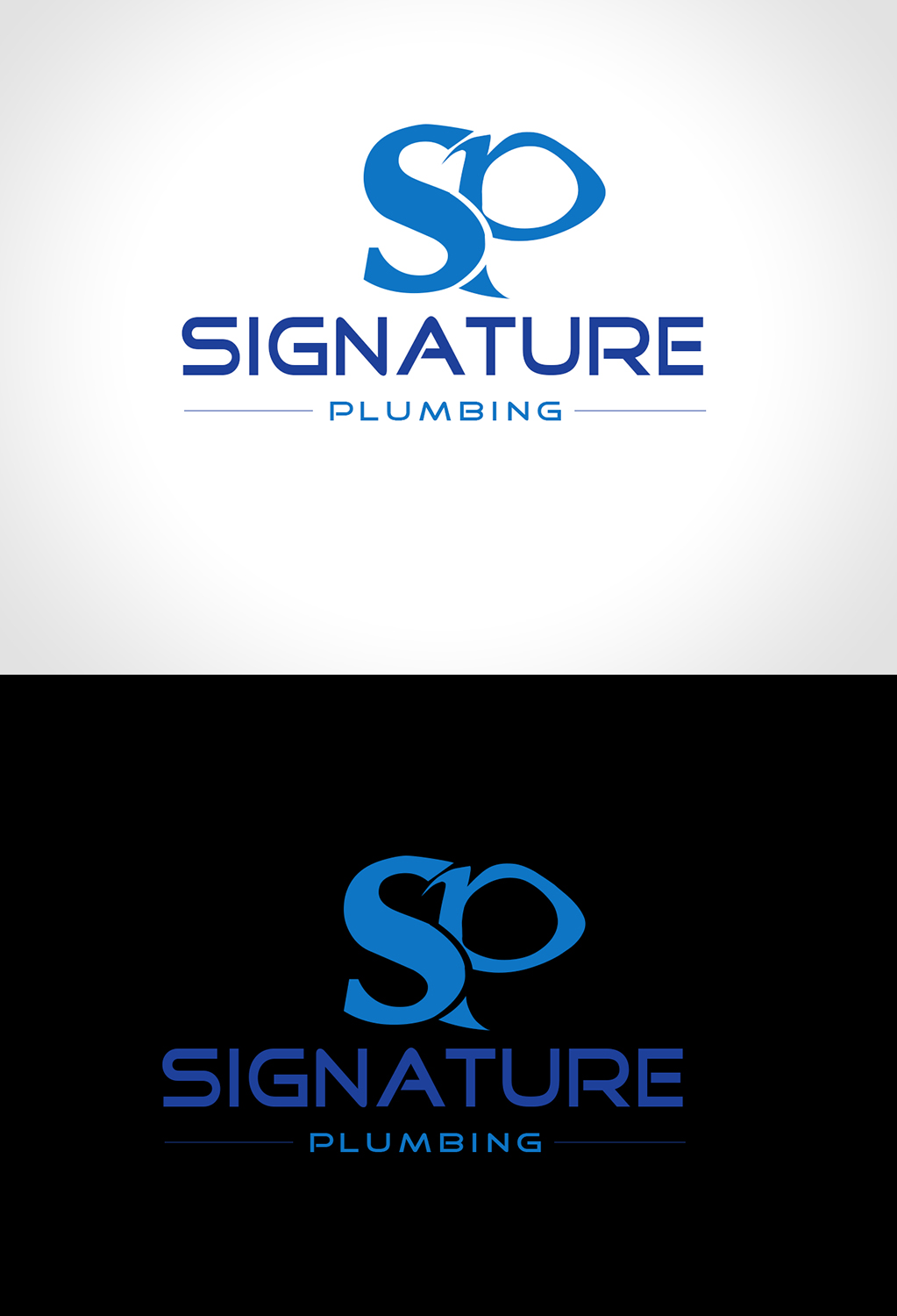 Logo Design by Creations Box 2015 for Signature Plumbing. Inc | Design #10526810