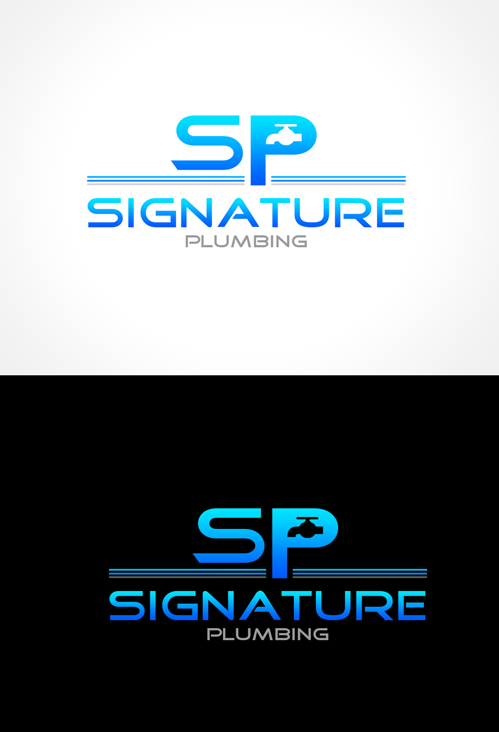 Logo Design by Creations Box 2015 for Signature Plumbing. Inc | Design #10526814