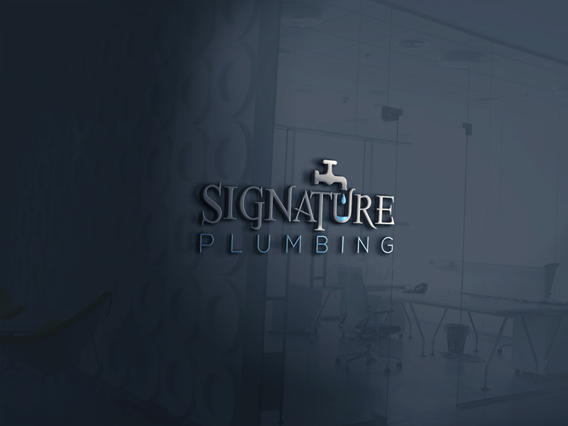 Logo Design by saddam.nh2015 for Signature Plumbing. Inc | Design #10508470