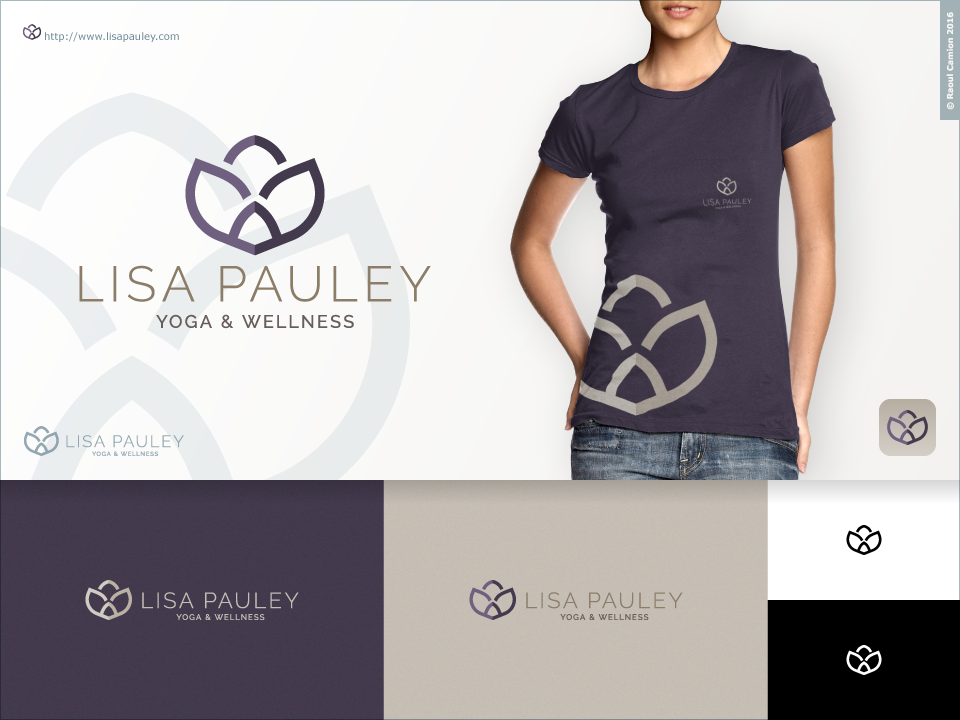 Logo Design by Raoul Camion for Lisa Pauley - Yoga & Wellness | Design #10487704