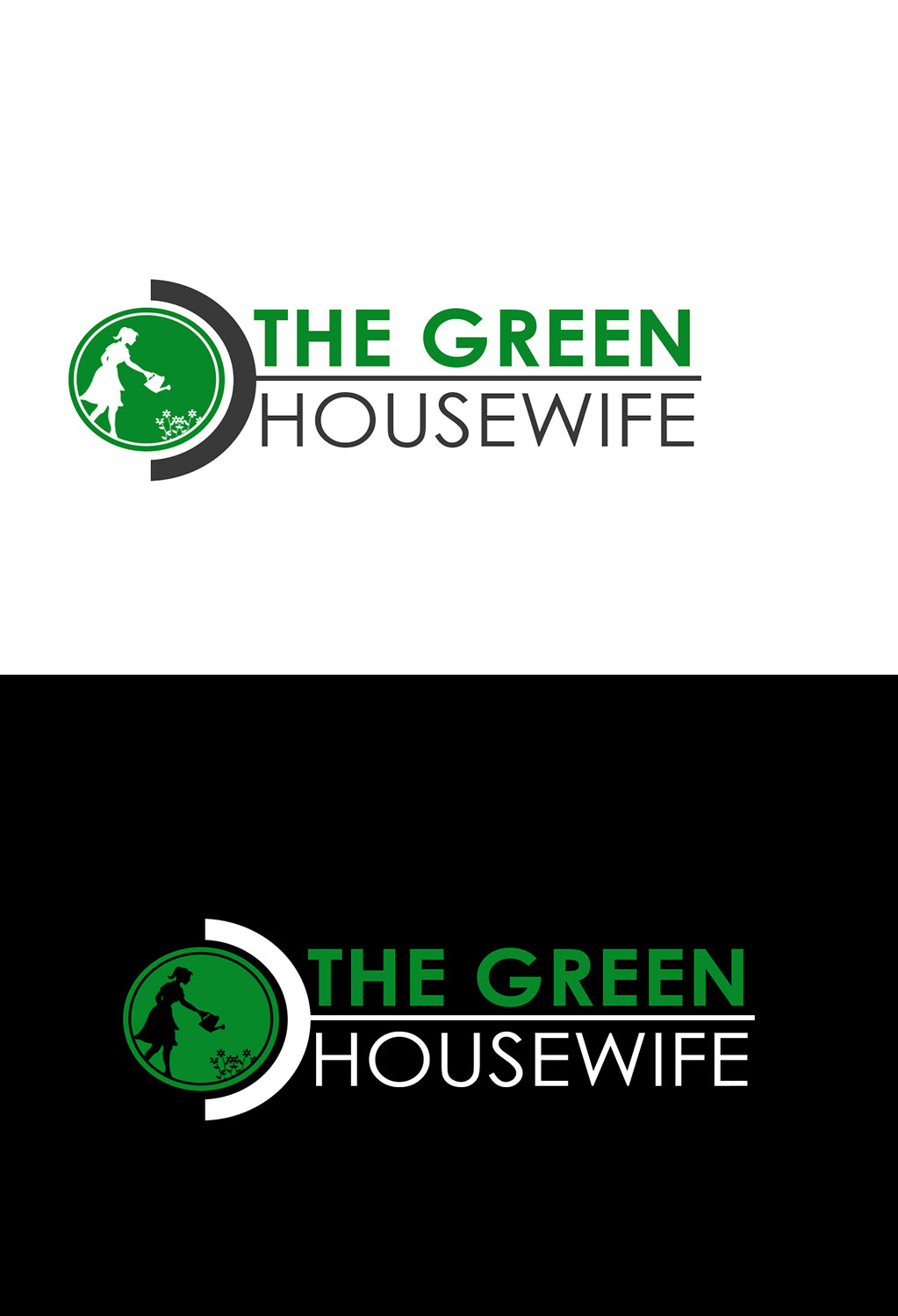 Logo Design by Creations Box 2015 for The Green Housewife | Design #10500026