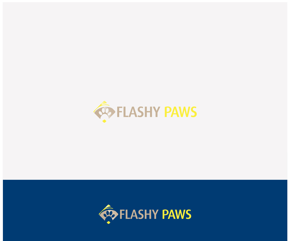 Logo Design by damakyjr for Flashy Paws | Design #10482807