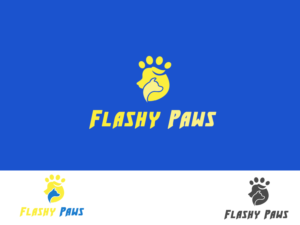 Logo Design by Dynamic for Flashy Paws | Design #10486177
