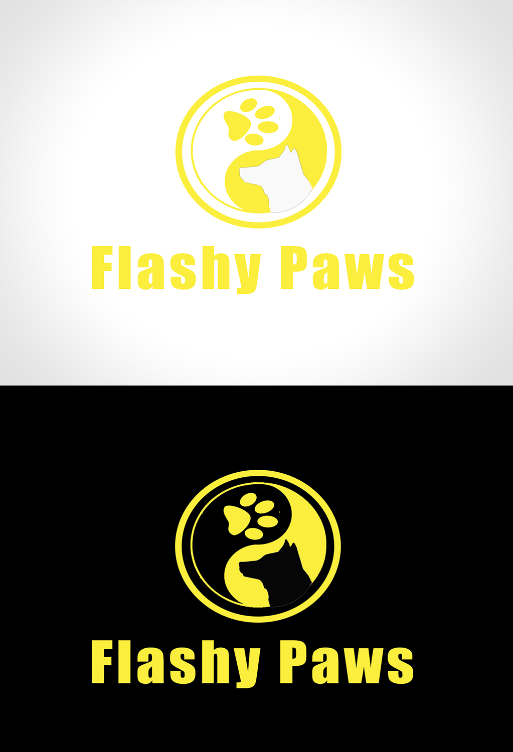 Logo Design by Creations Box 2015 for Flashy Paws | Design #10486953