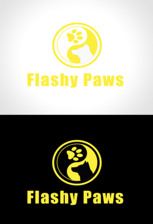 Logo Design by Creations Box 2015 for Flashy Paws | Design: #10486953