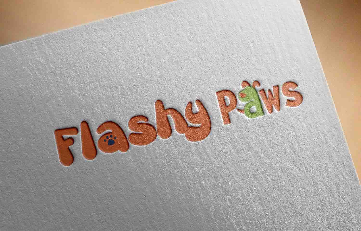 Logo Design by akteotia for Flashy Paws | Design #10533347