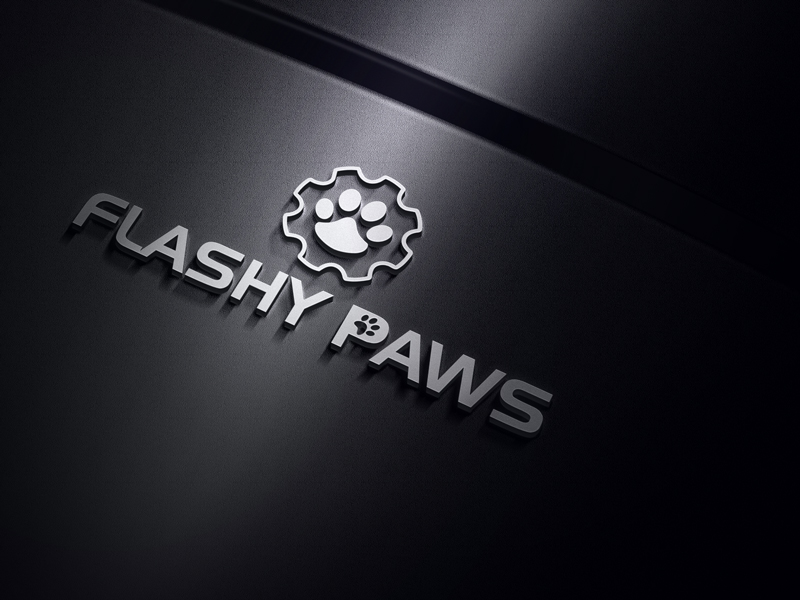 Logo Design by Dulavai for Flashy Paws | Design #10492026