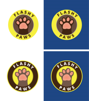 Logo Design by Fk_Design for Flashy Paws | Design: #10478709