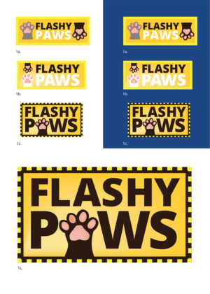 Logo Design by Fk_Design for Flashy Paws | Design: #10500625