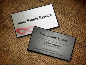 Business Card Design by Lanka Ama for Jones Family Eyecare | Design: #10495040
