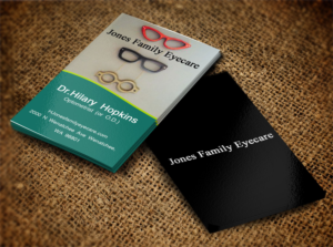 Business Card Design by Lanka Ama for Jones Family Eyecare | Design: #10495054