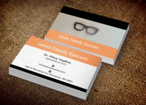 Business Card Design by Lanka Ama for Jones Family Eyecare | Design: #10495058