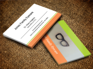 Business Card Design by Lanka Ama for Jones Family Eyecare | Design: #10495059