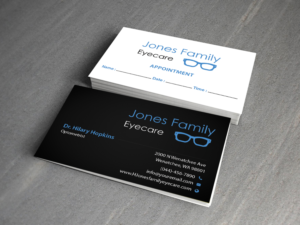 Business Card Design by Creations Box 2015 for Jones Family Eyecare | Design: #10522856