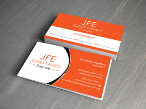 Business Card Design by Creations Box 2015 for Jones Family Eyecare | Design: #10522858