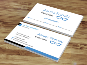 Business Card Design by Creations Box 2015 for Jones Family Eyecare | Design: #10522861