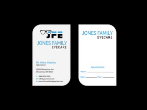 Business Card Design by Creations Box 2015 for Jones Family Eyecare | Design: #10522873