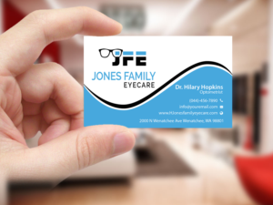 Business Card Design by Creations Box 2015 for Jones Family Eyecare | Design: #10522881
