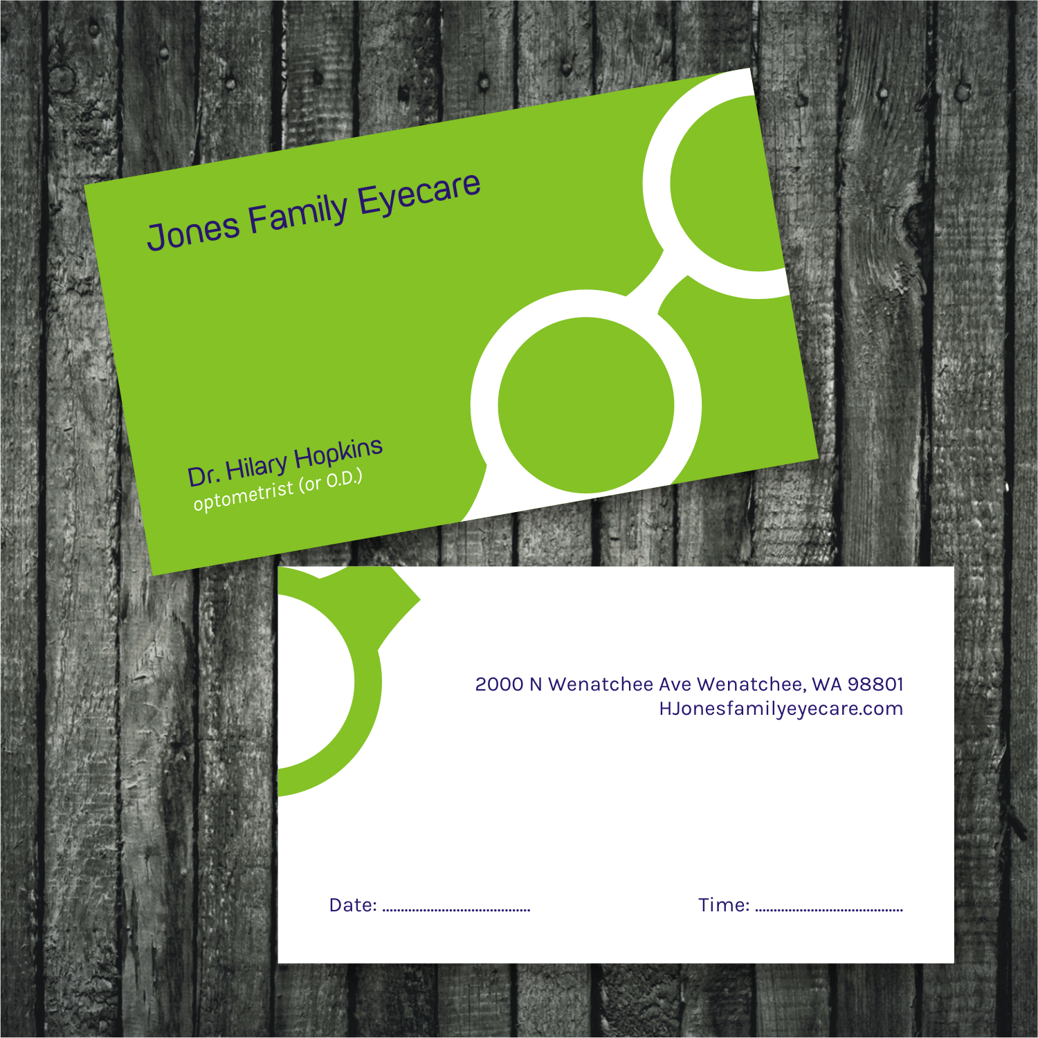 Business Card Design by rhalder4 for Jones Family Eyecare | Design #10513185