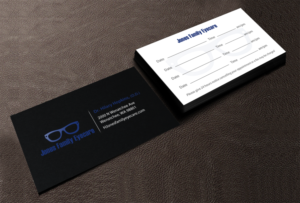 Business Card Design by chandrayaan.creative for Jones Family Eyecare | Design #10495330