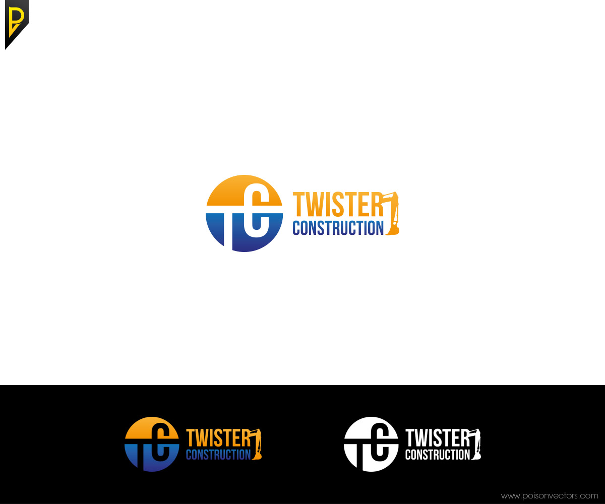Logo-Design von poisonvectors für Twister Construction | Design #10602315