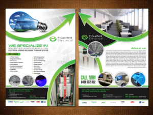 Flyer Design by creative.bugs for PJ Caulfield Electrical Pty Ltd | Design: #10526106