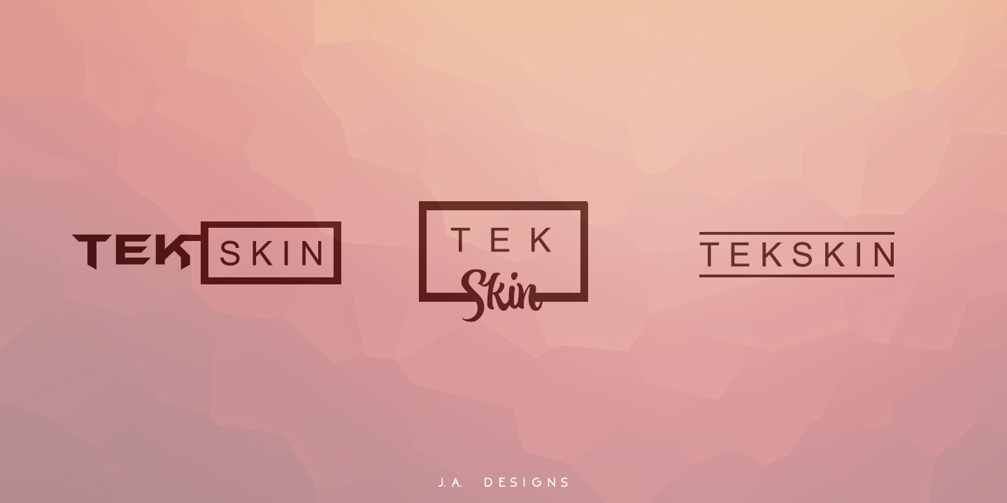 Logo Design by Jon Ahmed Durano for Tekskin PTY LTD | Design #10616394