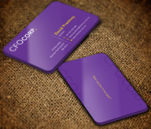 CFOCorp - Business Card for David Prestney (Founding Director) | Visitenkarten-Design von MT
