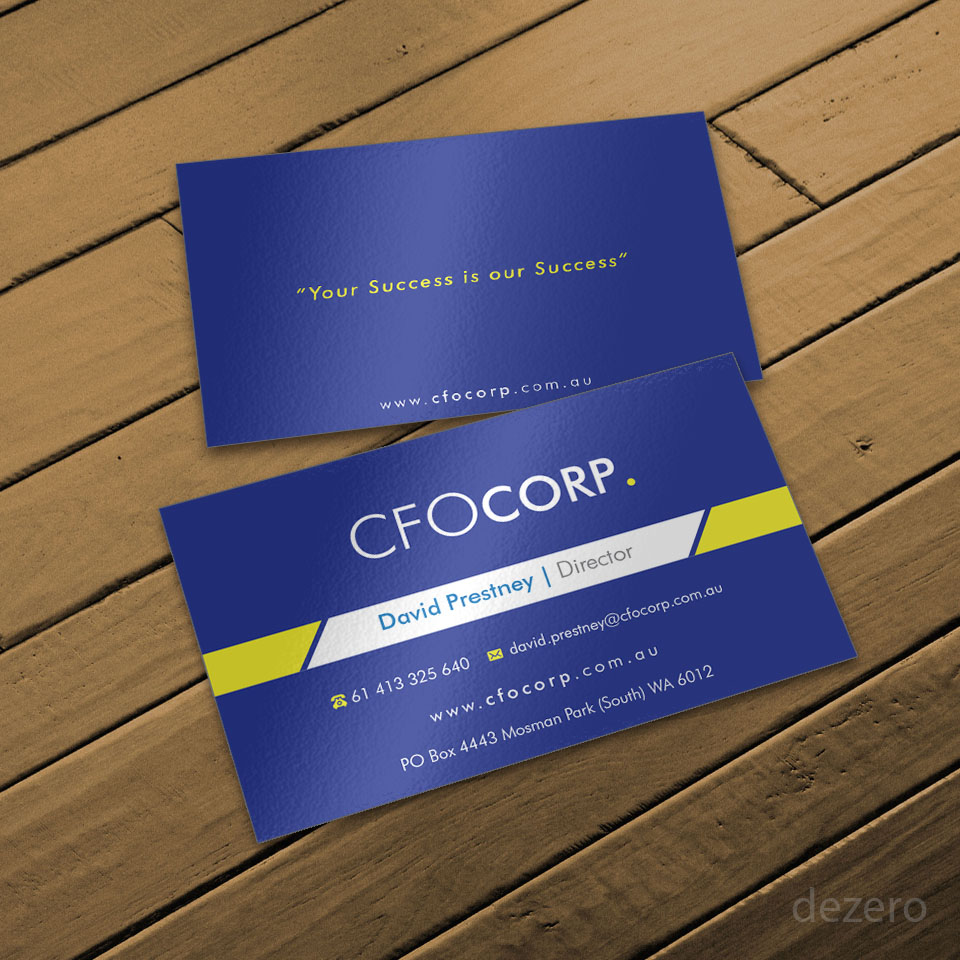 Business Card Design by Dezero for this project | Design #10486561