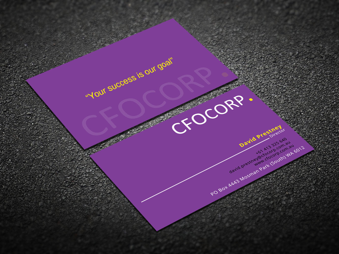Business Card Design by Verified artistry (Design garden) for this project | Design #10499837