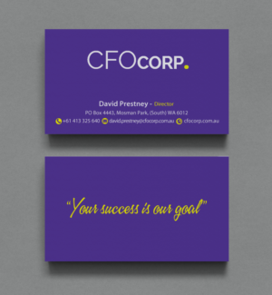 Business Card Design by chandrayaan.creative for this project | Design: #10499136