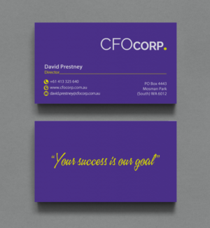 Business Card Design by chandrayaan.creative for this project | Design: #10499143