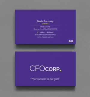 Business Card Design by chandrayaan.creative for this project | Design: #10499149