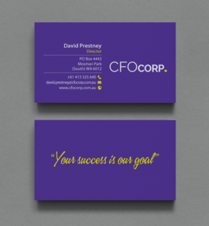 Business Card Design by chandrayaan.creative for this project | Design: #10499158