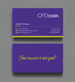 Business Card Design by chandrayaan.creative for this project | Design: #10499159