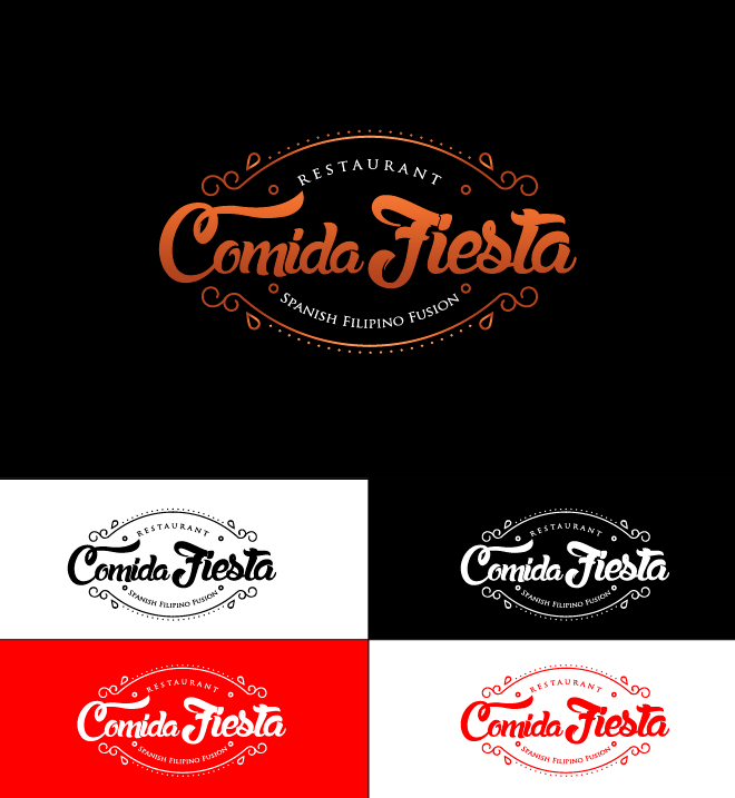 Logo Design by Carlos Alba D. for Comida Fiesta | Design #11075497