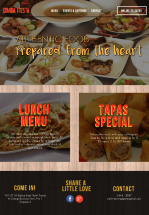 Logo-Design von alexandrasanoria für Comida Fiesta | Design: #10650445