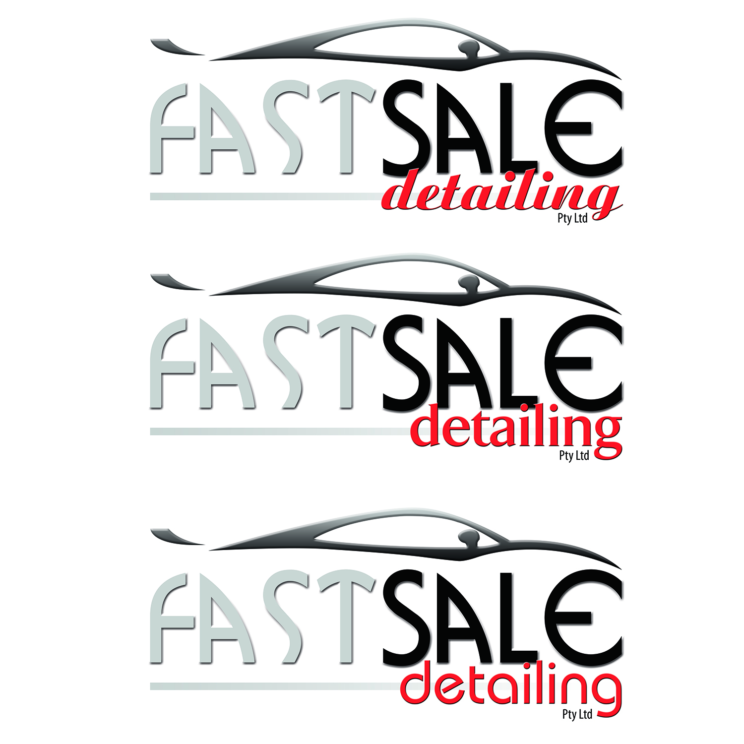 Logo Design by Elbe for Fast Sale Detailing | Design #10591066