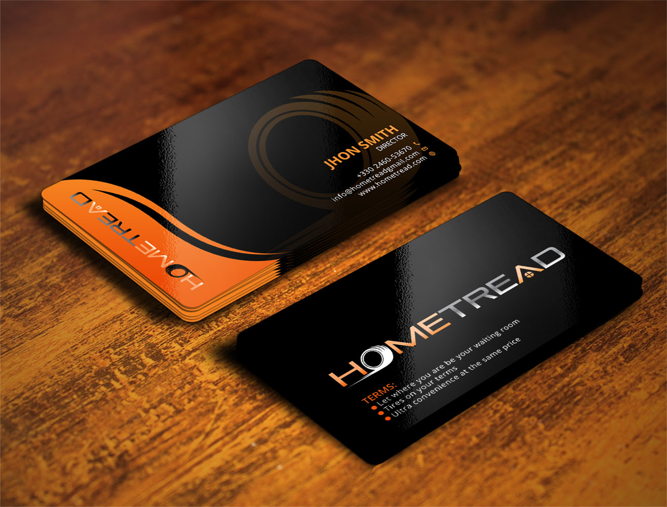 Visitenkarten-Design von Verified artistry (Design garden) für HomeTread, LLC | Design #10618847